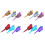 12 Pcs Colorful Simulation Bird Decor For Garden Yard 2