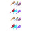 12 Pcs Colorful Simulation Bird Decor For Garden Yard 5