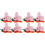 8 Pcs Rabbit Pattern Hairpin Bunny Headwear Plush Easter Decor 4