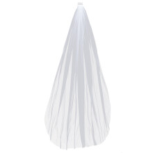 Veil White Polyester 1pcs 11.8x59.1x0.04in