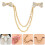2Pcs Lady Cardigan Clips Bow Collar Pins 3