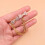 2Pcs Lady Cardigan Clips Bow Collar Pins 9