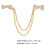 2Pcs Lady Cardigan Clips Bow Collar Pins 2