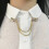 2Pcs Lady Cardigan Clips Bow Collar Pins 7