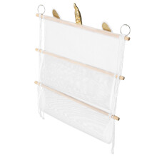 Wall Hanging Plush Toy Organizer Fine Mesh Storage Holder