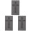 3Pcs Cross Shape Graphite Ingot Mold For Gold Silver Metal Casting 4