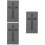 3Pcs Cross Shape Graphite Ingot Mold For Gold Silver Metal Casting 9