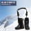 2Pcs Ski Boot Hand Straps Black Nylon Carrier for Snowboard Boots 4