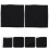 2Pcs Fish Tank Sponge Filter Pad Black Durable Aquarium Purify Sponge 3