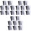 48 Pcs Zipper Mesh Filter Bag For Aquarium Carbon Ceramic Ring 3