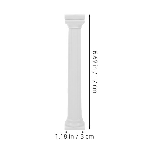 16 Pcs Roman Column Cake Stand Set With Support Rods For Small Cakes 1