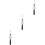3 Pcs Cat Car Ornament For Rearview Mirror Decor 6