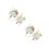 4 Pcs Artificial Silk Rose Boutonniere Pin For Men 10