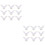 2 Pack Bunny Ear Cake Decoration Cupcake Paper Wrapper 6