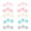 50 pezzi fai da te bambino con mini fiocco neve 1
