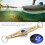 2Pcs Blue LED Fish Lure Light Eye Shape 5.5x2cm Underwater Bait 11