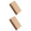 2 Pezzi In Decorativo Simulato 22x15,5x4,5 5