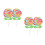 4 Stuks Prop Snoepversiering Valse Voedsel Speelgoed 4