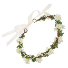 2Pcs Flower Headband Hair Wreath Garland Crown For Wedding Beach Party
