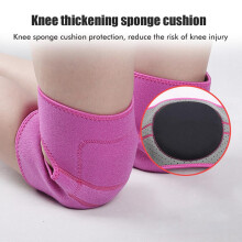 Comfortable Adjustable Yoga & Basketball Knee Pad with Sponge Padding