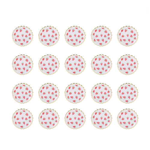 20 Unidades 7 Polegadas Pratos Descartáveis 2