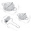 304 Edelstahl-Dampflöffel-Set, einfache Cutter, 17x9cm 4