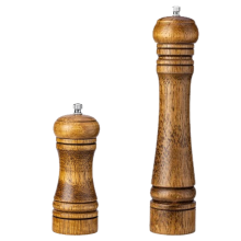 Condimentează-ți mesele cu o măcinare puternică reglabilă, un stil natural și un rotor ceramic pentru acasă, camping, picnic