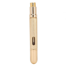 10 ml Goldene runde Press Parfümflasche, nachfüllbarer Glas-Transportbehälter