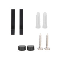 Aluminium schwarzer Badezimmer-Duschablage – 5,6 cm Höhe, Seifen- und Shampoo-Aufbewahrung
