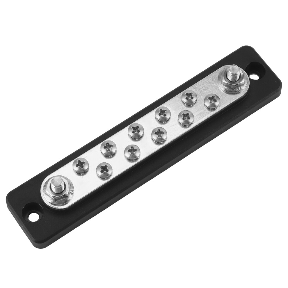 150A 10-Point Dual Row Bus Bar Electric Terminal Block For Rvs, Marine 8441359614357