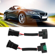 2 Stück H11 Glühbirnenadapter Stecker weiblich/männlich Kabelstecker Autoscheinwerfer Halter