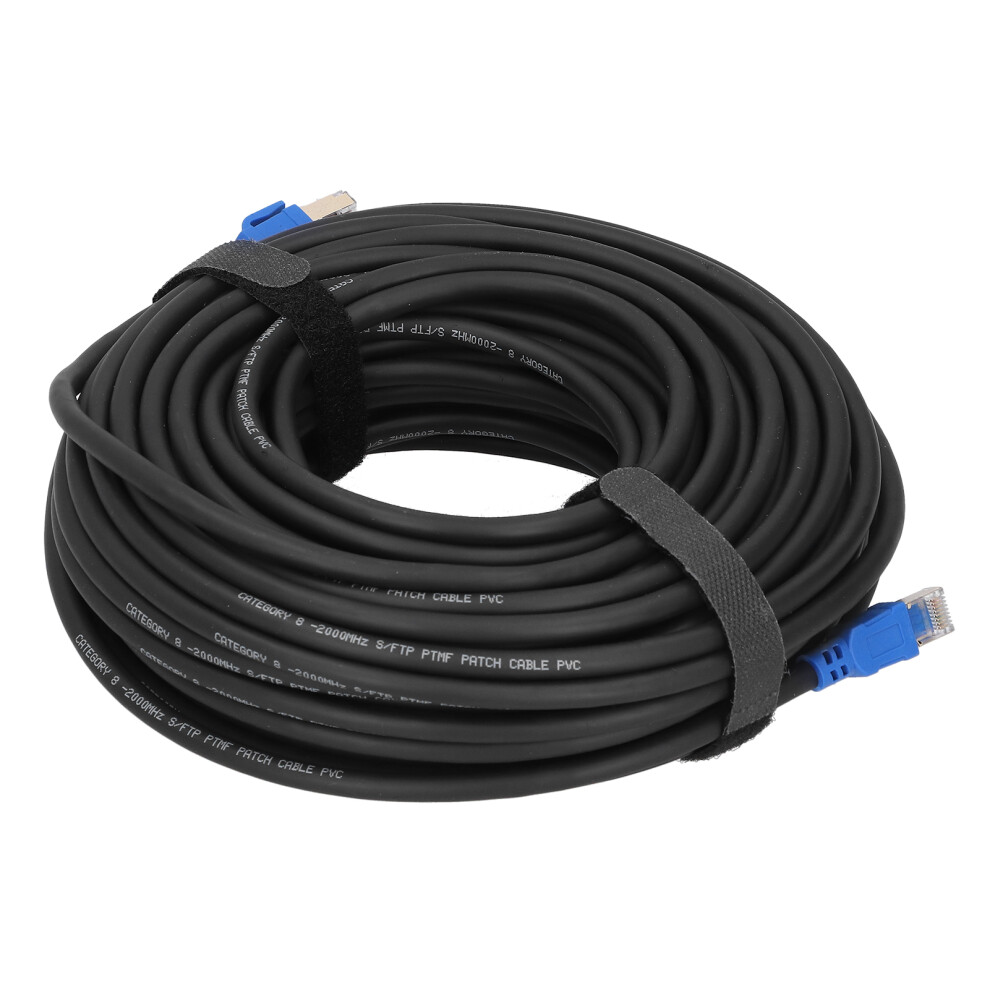 40Gbps 2000Mhz Cat8 Ethernet Cable Rj45 25M 82Ft Gold 9351359620830