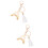 2 Letter Sleutelhanger Vrouwen Trolley 7
