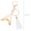 2 Letter Sleutelhanger Vrouwen Trolley 11