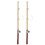 2Pcs Mini Fishing Pole Model For Micro Landscape Diy Decor 9