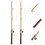 2Pcs Mini Fishing Pole Model For Micro Landscape Diy Decor 8