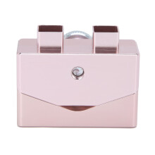 DIY Aluminum Lipstick Mold Rose Gold 2 Hole Makeup Tool