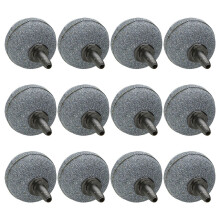 24 Pcs 20 X 20Mm Round Air Stone Bubble Diffuser For Aquarium Hydroponics