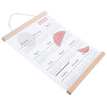 Monthly Wall Planner Cloth 2025 Vertical Calendar For Home Office