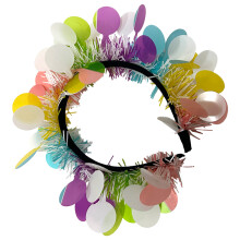 2Pcs Tinsel Headbands For Easter Spring Holiday Hair Accessory