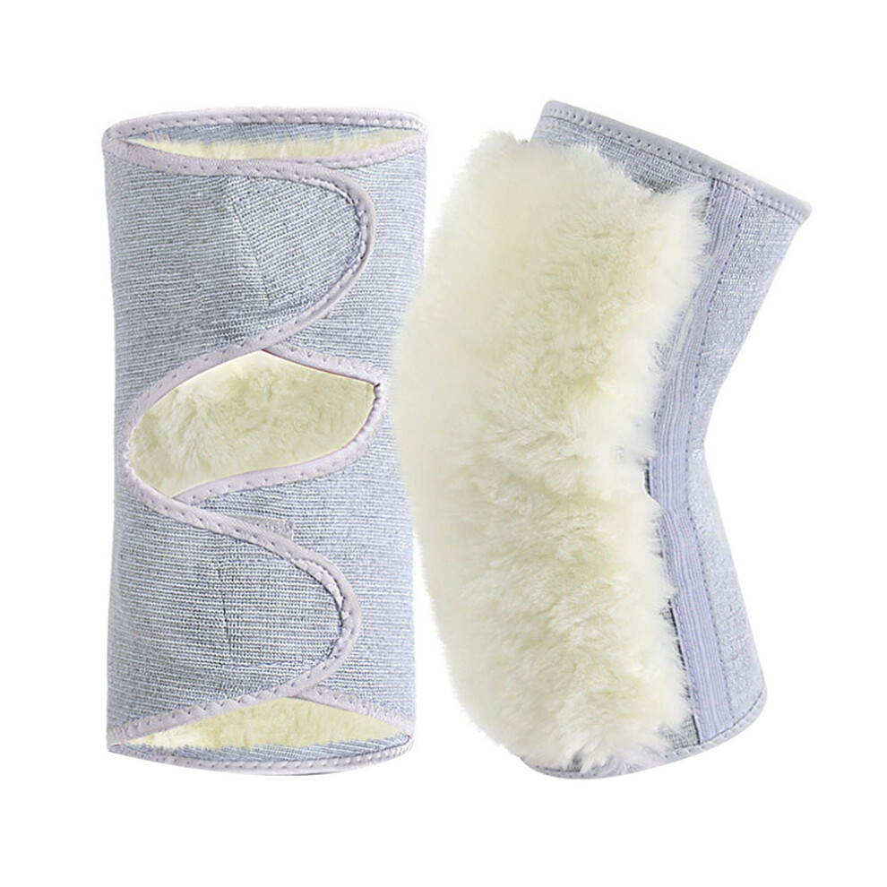 Iplusmile 3 Pairs Thickened Cashmere Knee Braces Leg Warmers For Winter