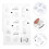 4 Pcs Easter Bunny Clear Stamps For Card Making And Scrapbooking 11