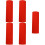 5 Rolls Red Xuan Paper Gift Tissue Chinese Calligraphy Roll 4