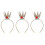 3Pcs Crown-Design Glittery 3D Headbands For Children 6