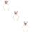3Pcs Crown-Design Glittery 3D Headbands For Children 11