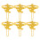 6Pcs Napkin Rings With Peace Dove Design 6