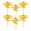 6Pcs Napkin Rings With Peace Dove Design 8