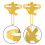 6Pcs Napkin Rings With Peace Dove Design 4