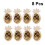 8Pcs Pineapple Shaped Paper For Birthday Party 3
