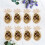 8Pcs Pineapple Shaped Paper For Birthday Party 10